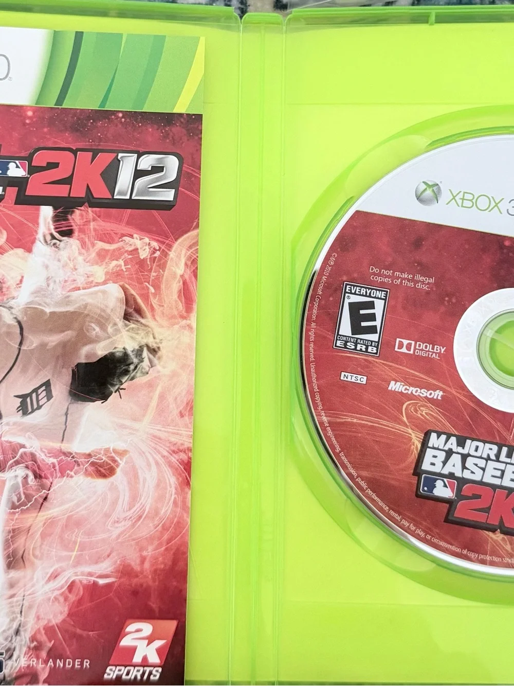 MLB Major League Baseball 2K12 Xbox 360